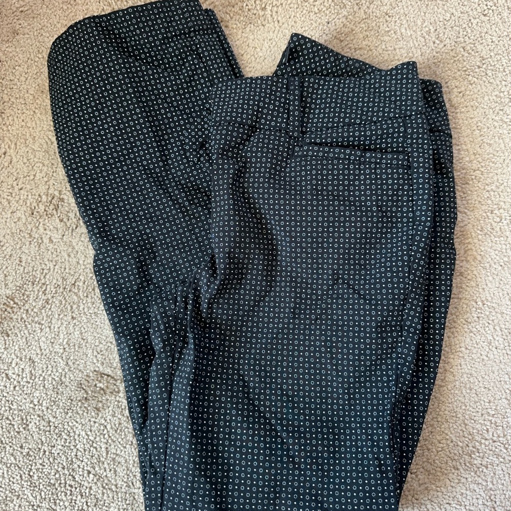 Printed dress pants